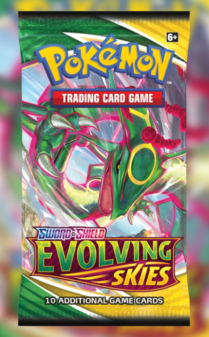 Pokemon Sword & Shield Evolving Skies Booster Pack | Rayquaza